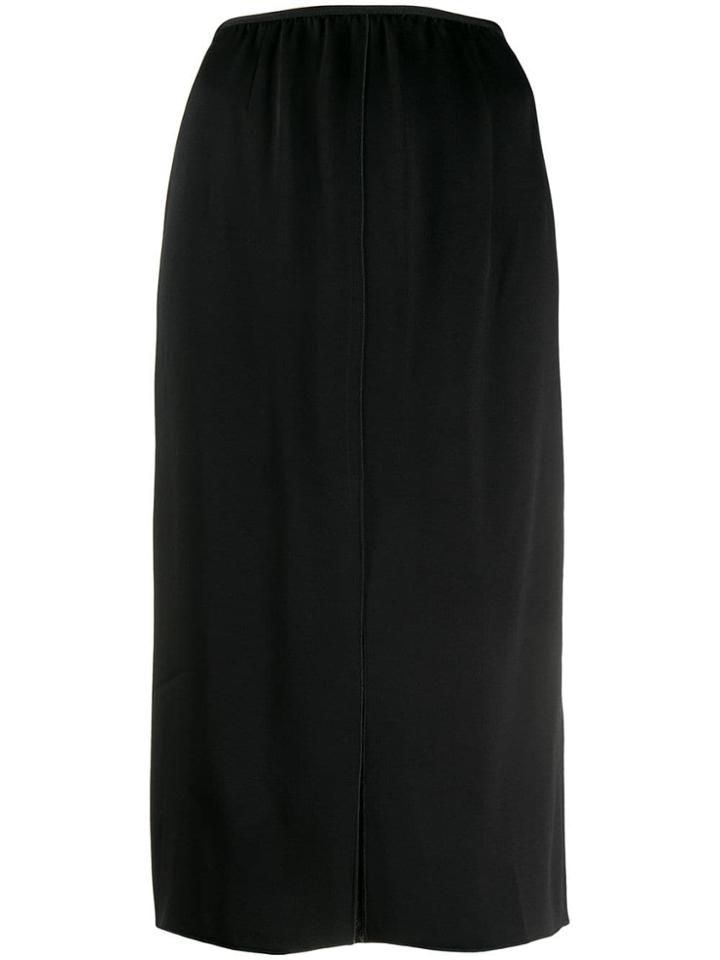 Forte Forte Front Slit Skirt - Black