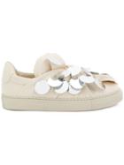 Ports 1961 Pailette-embellished Canvas Sneakers - Nude & Neutrals
