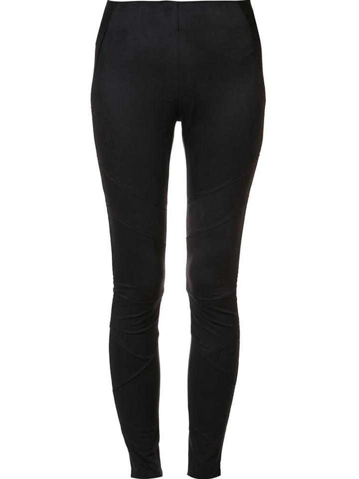Elie Tahari Diagonal Detailing Leggings