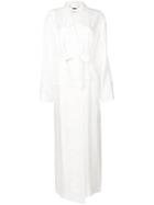 Givenchy Long Belted Kimono - White