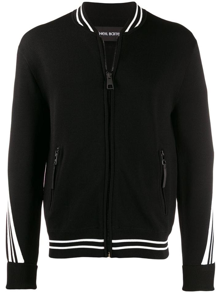 Neil Barrett Relaxed-fit Zip-up Cardigan - Black