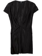 Alexandre Plokhov 'x Pleat' Striped Blouse, Women's, Size: 40, Black, Viscose