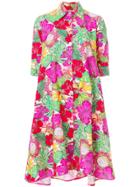 Ultràchic Bloom Print Shirt Dress - Multicolour