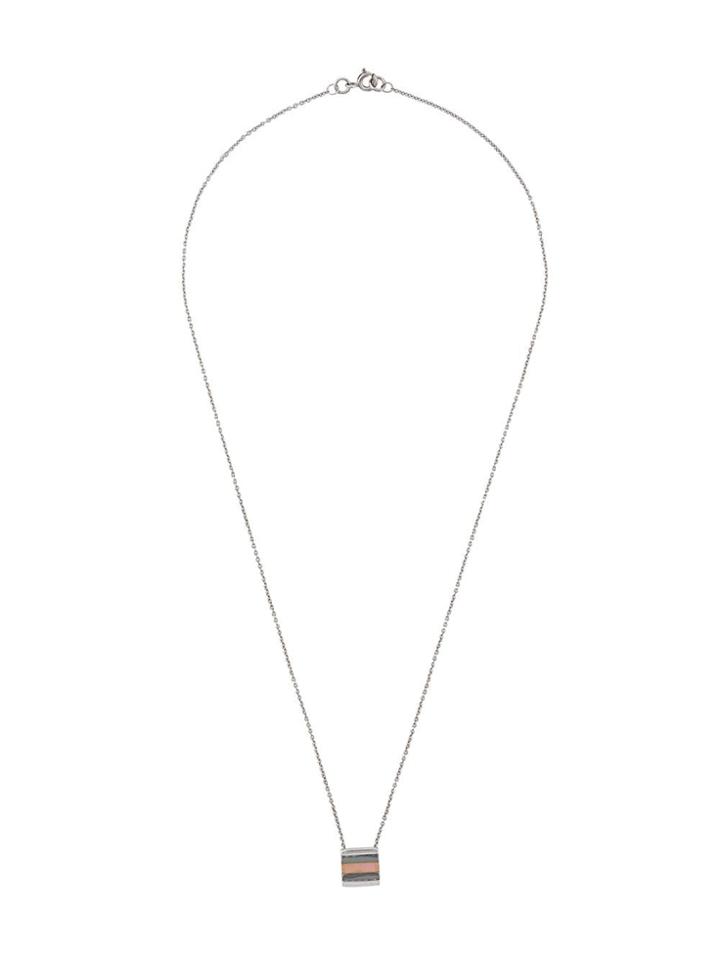 Origin 31 9kt White Gold Allsorts Pendant Necklace - Silver