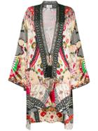 Camilla Printed Kimono Jacket - Neutrals
