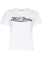 We11done Logo Cotton T-shirt - White