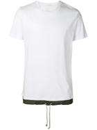Low Brand Drawstring Hem T-shirt - White