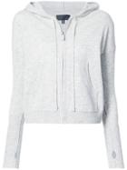 Nili Lotan Zipped Hooded Sweater - Grey