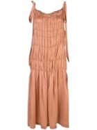 Uma Wang Pleated Shift Dress - Pink