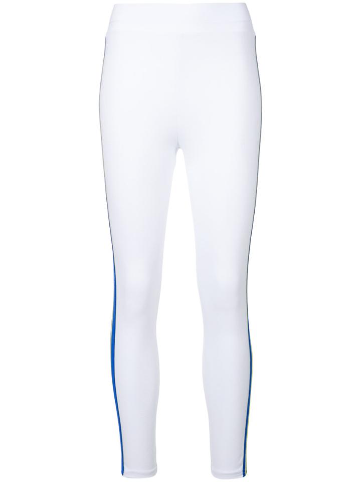 Gcds Side Stripe Leggings - White