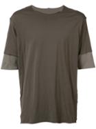 Attachment - Layered T-shirt - Men - Cotton - 5, Green, Cotton