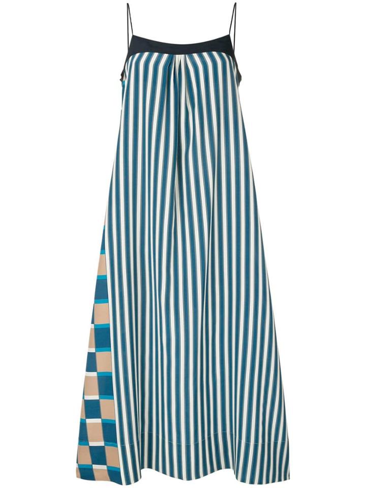Seya. Printed Summer Dress - Blue