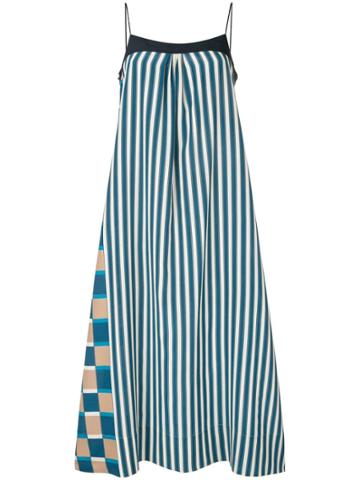 Seya. Printed Summer Dress - Blue