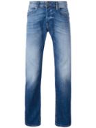 Diesel Straight Leg Jeans, Men's, Size: 34/32, Blue, Cotton/spandex/elastane