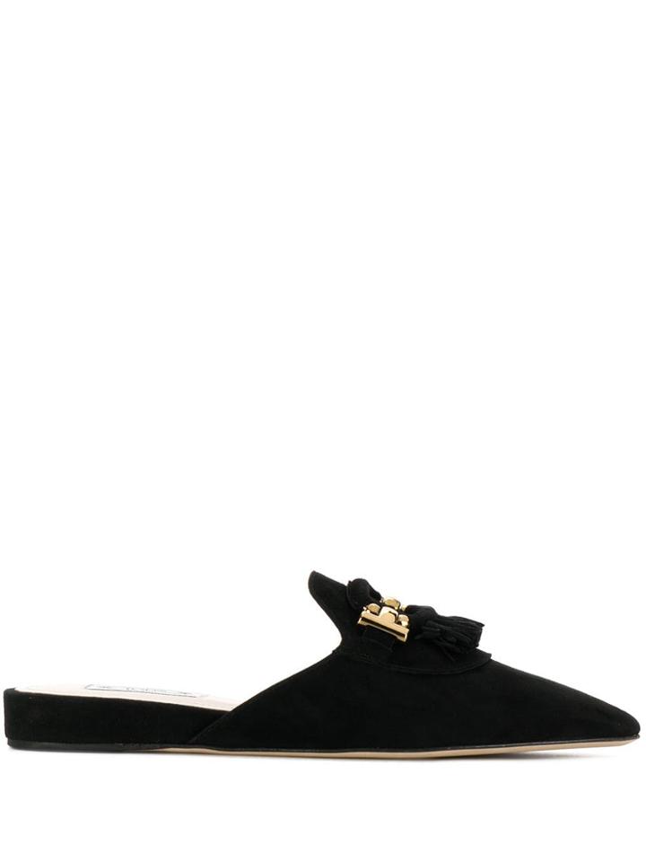 Tod's Pointed Toe Mules - Black