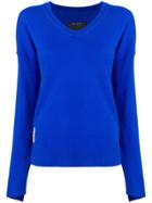 Marc Jacobs Long-sleeve Fitted Sweater - Blue