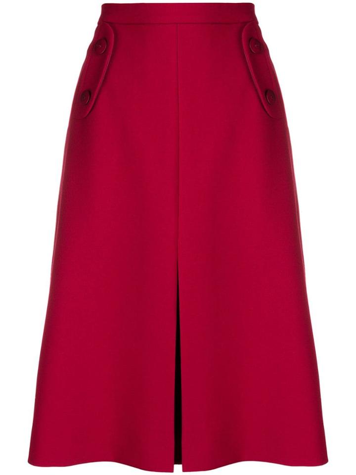 Baum Und Pferdgarten A-line Midi Skirt - Red