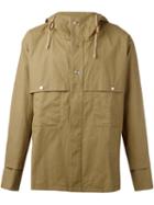 Stella Mccartney - Short Hooded Trench Coat - Men - Cotton/linen/flax/viscose - 48, Brown, Cotton/linen/flax/viscose