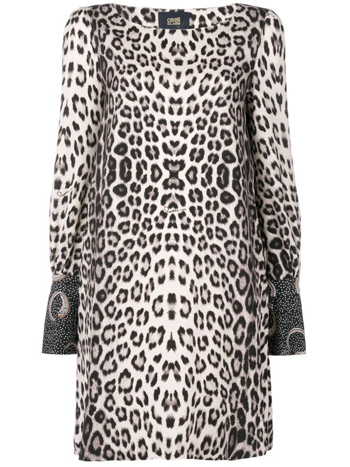 Cavalli Class Leopard-print Dress - Nude & Neutrals