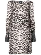 Cavalli Class Leopard-print Dress - Nude & Neutrals