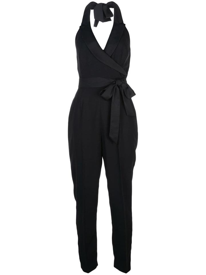 Diane Von Furstenberg Tuxedo Jumpsuit - Black