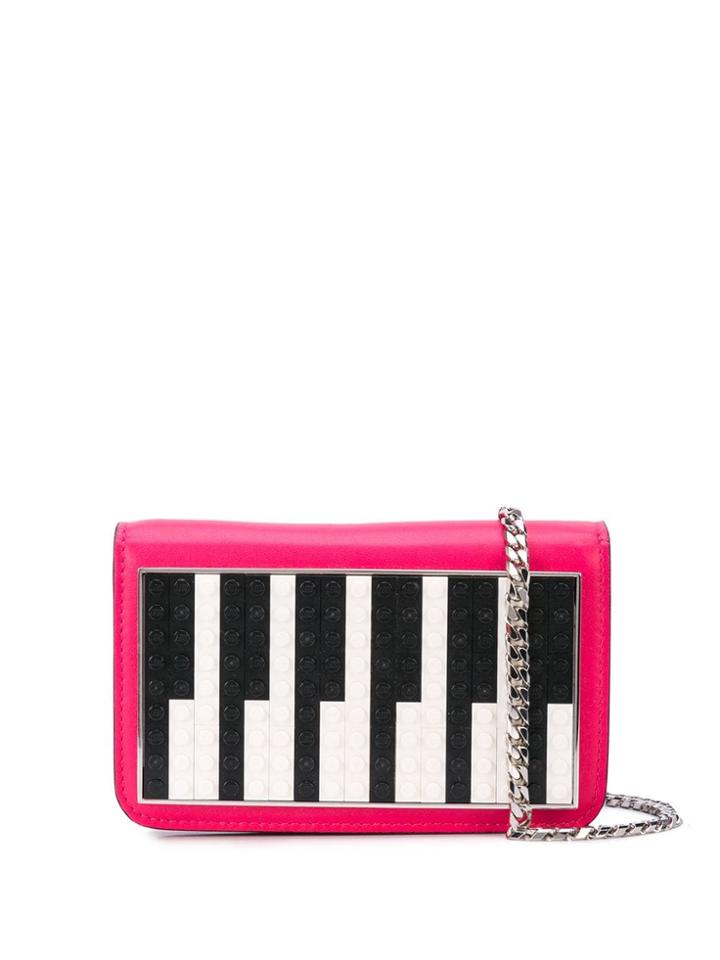 Les Petits Joueurs Micro Janis Piano Clutch Bag - Pink