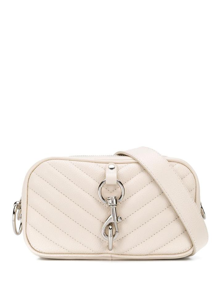 Rebecca Minkoff Quilted Camera Crossbody Bag - Neutrals