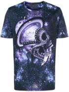 Frankie Morello Galactic Print T-shirt - Black