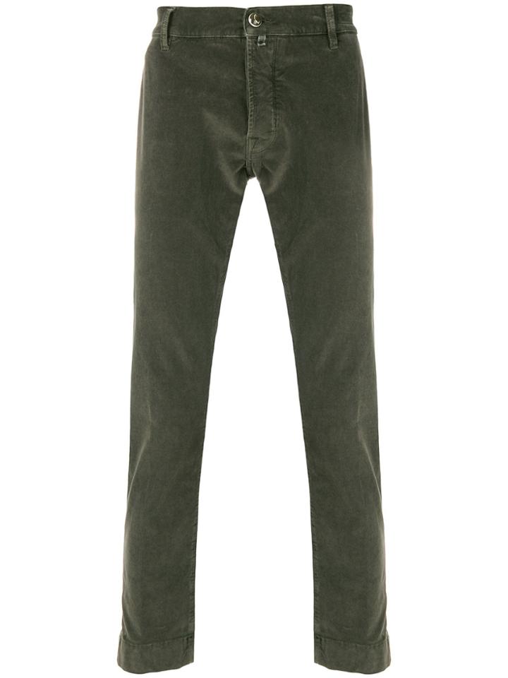 Jacob Cohen Slim-fit Chino Trousers - Green