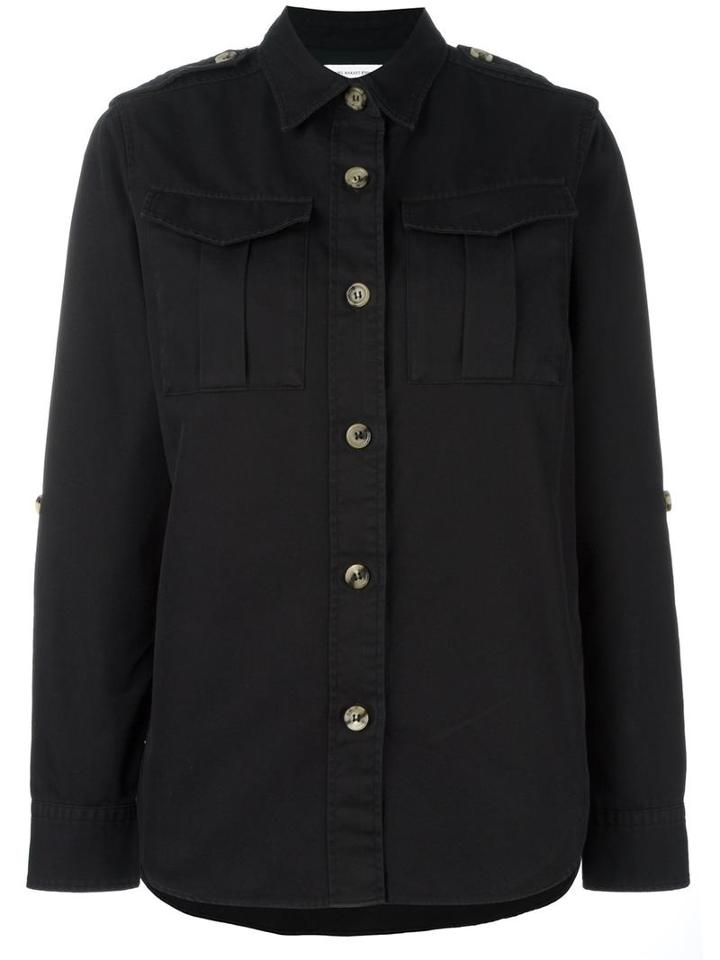 Isabel Marant Étoile 'obrian' Shirt, Women's, Size: 40, Black, Cotton