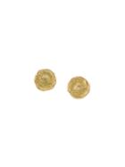 Liska Gold Disk Earrings, Women's, Metallic, Gold