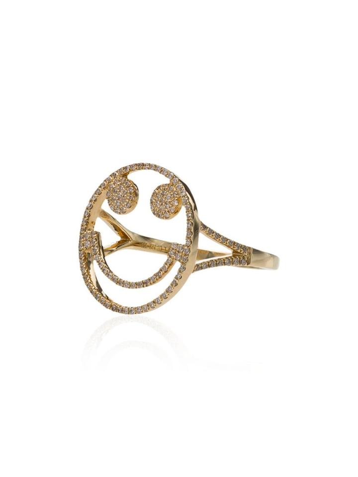 Rosa De La Cruz Smile Ring - Gold