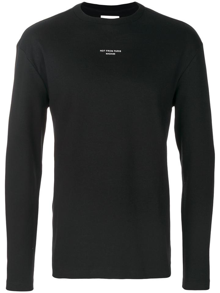 Drôle De Monsieur Nfpm Sweatshirt - Black