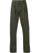 Aspesi Straight-leg Chino Trousers - Green