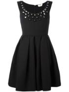 Fendi Studded Crepe Dress - Black