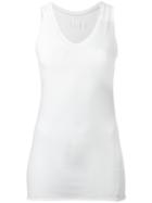 Labo Art Classic Tank Top, Women's, Size: 2, White, Cotton/spandex/elastane