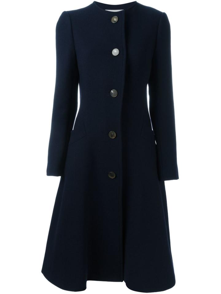 Lanvin Long Sleeved Overcoat - Blue