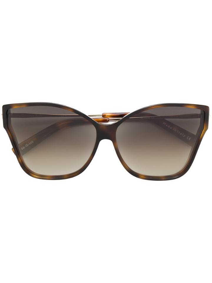 Christian Roth Eyewear Cat Eye Sunglasses - Brown