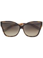 Christian Roth Eyewear Cat Eye Sunglasses - Brown