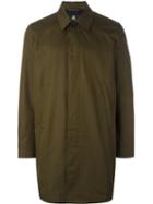 Ps By Paul Smith Classic Mac Coat, Men's, Size: Medium, Green, Polyester/cotton
