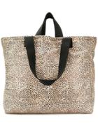 L'autre Chose Large Stamp Print Tote - Brown