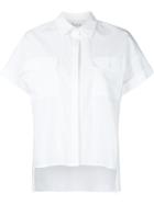 Novis Wide Sleeve Cropped Shirt, Women's, Size: 2, White, Cotton