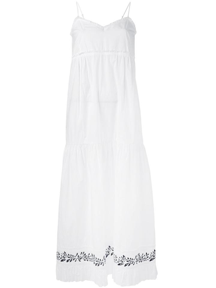 Slip Dress - Women - Cotton - 42, White, Cotton, Mcq Alexander Mcqueen