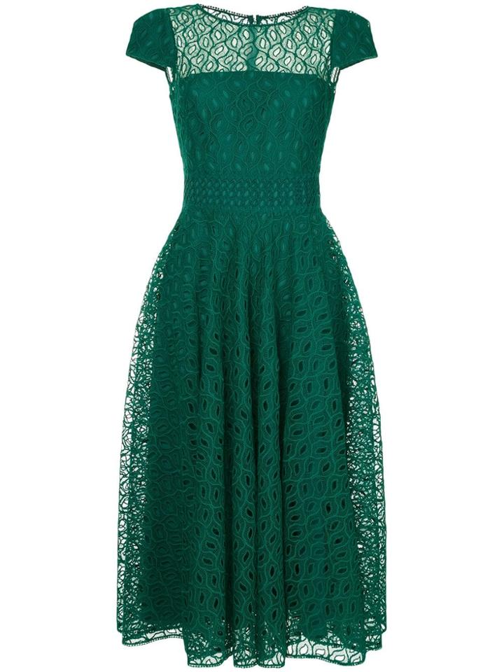 Copurs Broderie Anglaise Maxi Dress - Green