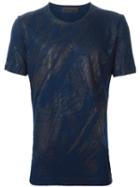 Diesel Black Gold Metallic Print T-shirt