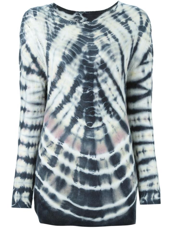 Raquel Allegra Tie Dye Jumper, Women's, Size: 1, Blue, Cashmere/merino