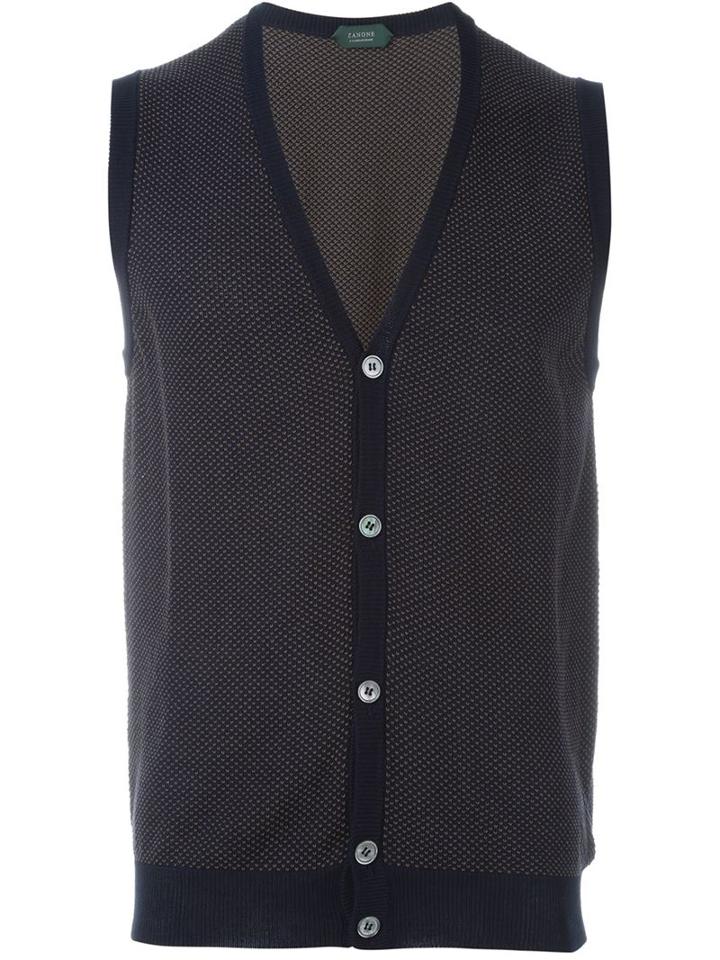 Zanone Knitted Waistcoast