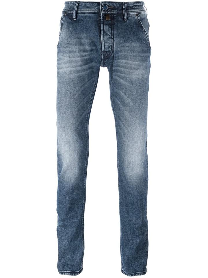 Jacob Cohen Slim-fit Jeans, Size: 38, Blue, Cotton/spandex/elastane