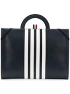 Thom Browne 4-bar Stripe Tote Bag - Blue
