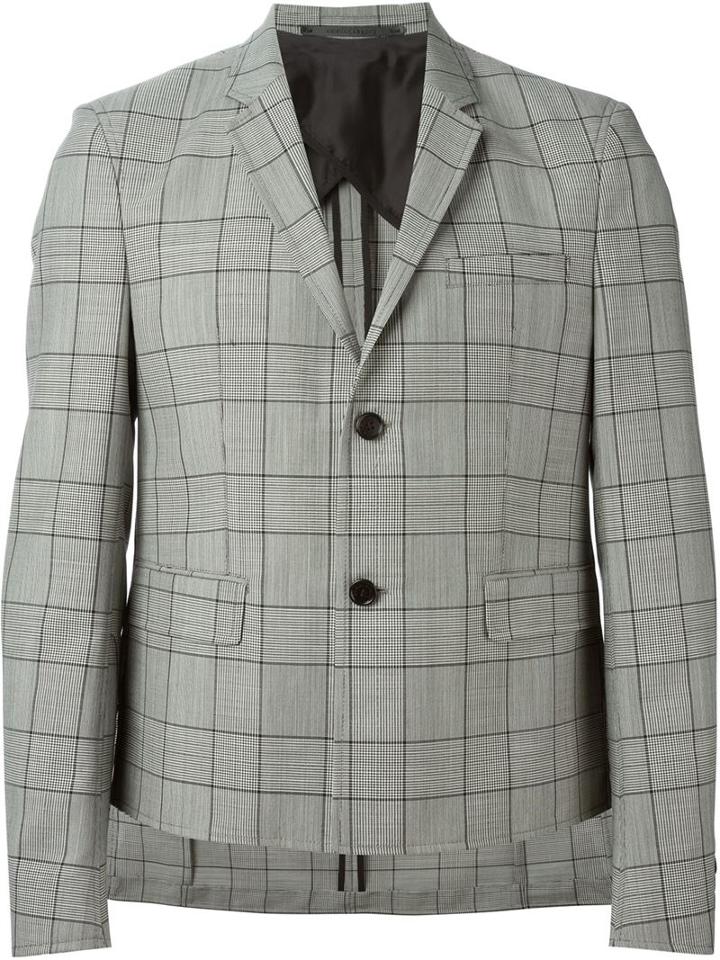 Kris Van Assche Checked Blazer